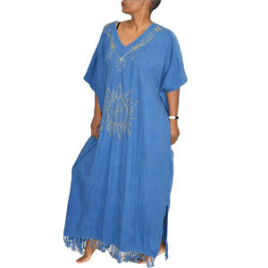 Vintage Sahara Mg Caftan Dress Plus One Size