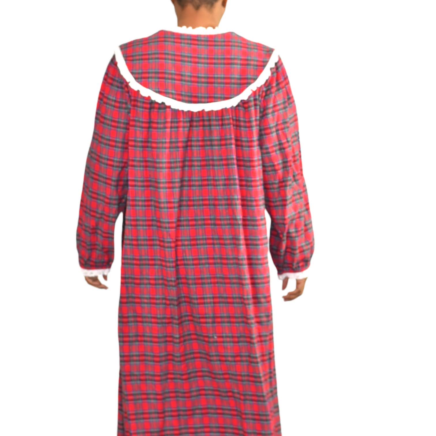 Lanz of Salzburg Flannel Nightgown Size Large