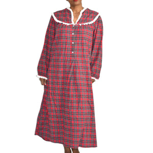 Lanz of Salzburg Flannel Nightgown Size Large