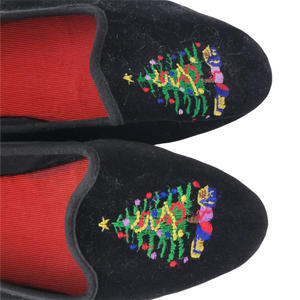Vintage Holiday Edition Christmas Loafers Size 8