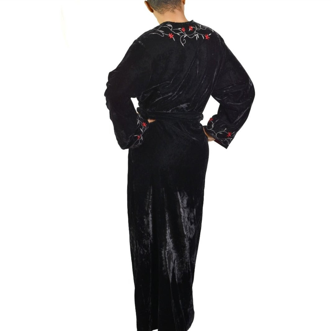 Vintage Victorias Secret Velvet Robe Size Medium