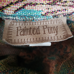 Vintage Painted Pony Tapestry Jacket One Size