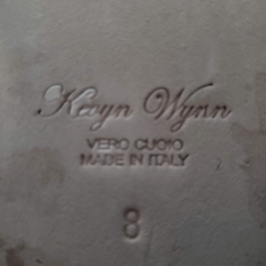 Kevin Wynn Satin Slippers Size 8
