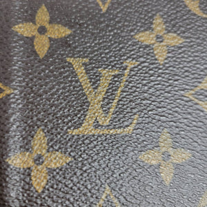 Louis Vuitton Folio Case iPhone 6 Plus Brown Tan Coated Canvas Signature Monogram