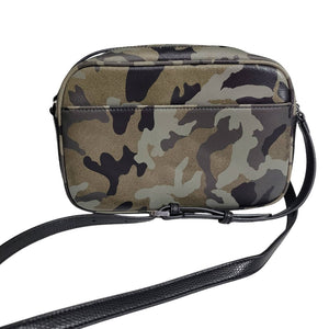 GILI Got It Love It Camo Bag Leather Green Camouflage Camera Adjustable Crossbody