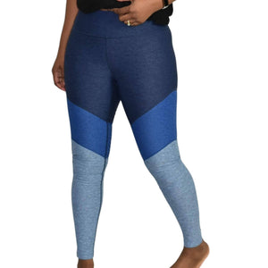 Outdoor Voices Springs Leggings Calf Length Blue Compression Casual Size XS