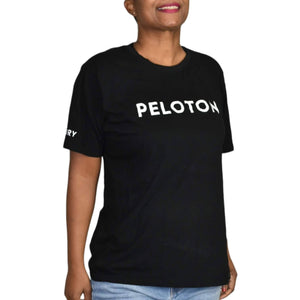 Peloton Century 100 Graphic T Shirt Black Crew Neck Athletic Tee Size Large