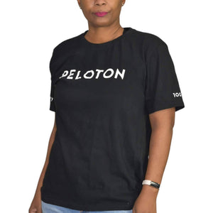 Peloton Century 100 Graphic T Shirt Black Crew Neck Athletic Tee Size Large