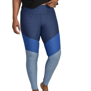 Outdoor Voices Springs Leggings Calf Length Blue Compression Casual Size XS