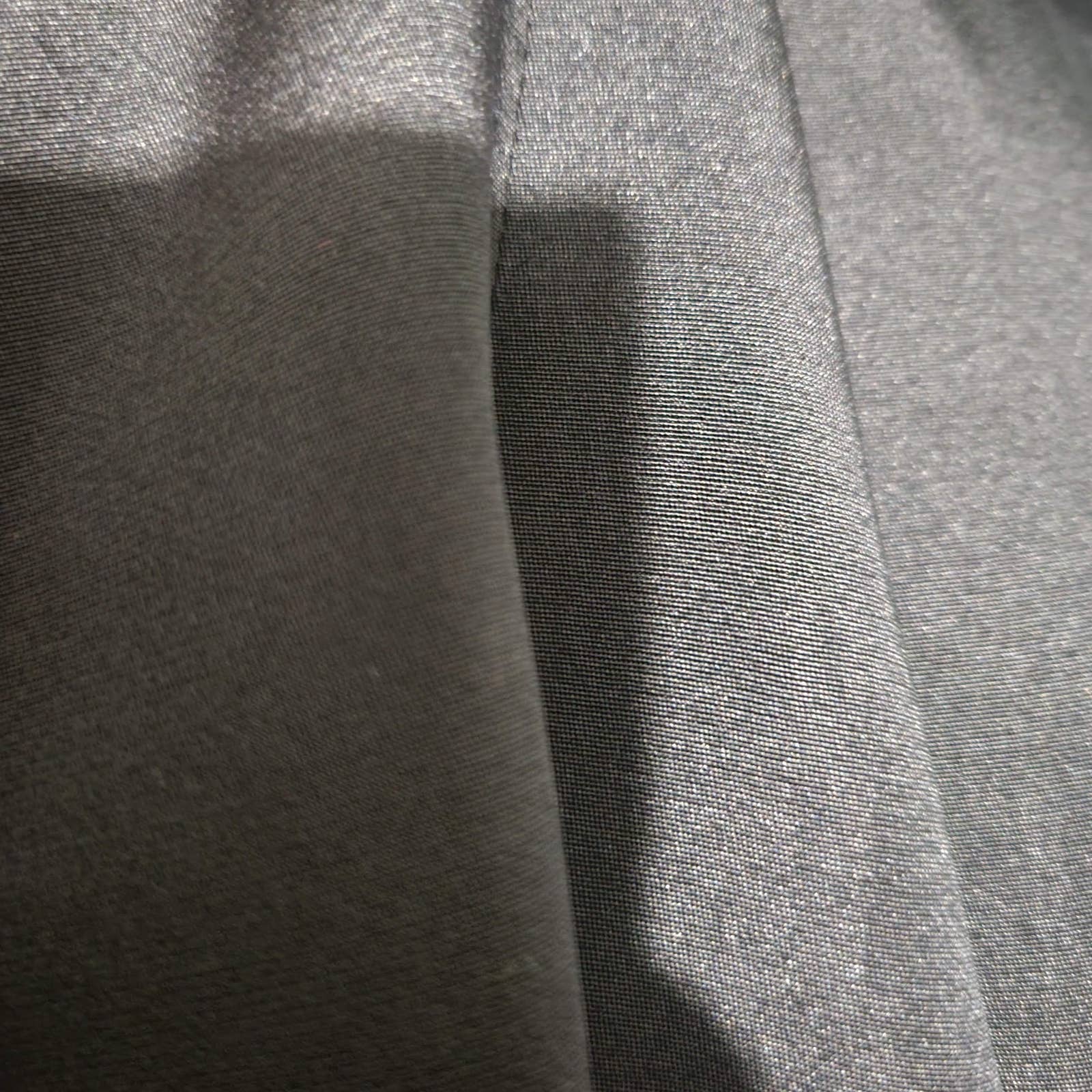 Lafayette 148 Silk Trousers Black High Waist Dress Pants Straight Stretch Size 4