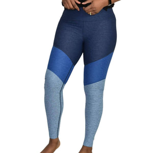 Outdoor Voices Springs Leggings Calf Length Blue Compression Casual Size XS