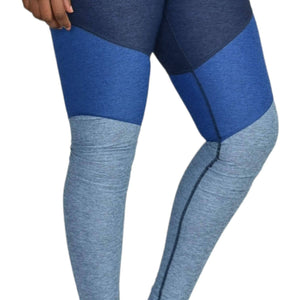 Outdoor Voices Springs Leggings Calf Length Blue Compression Casual Size XS