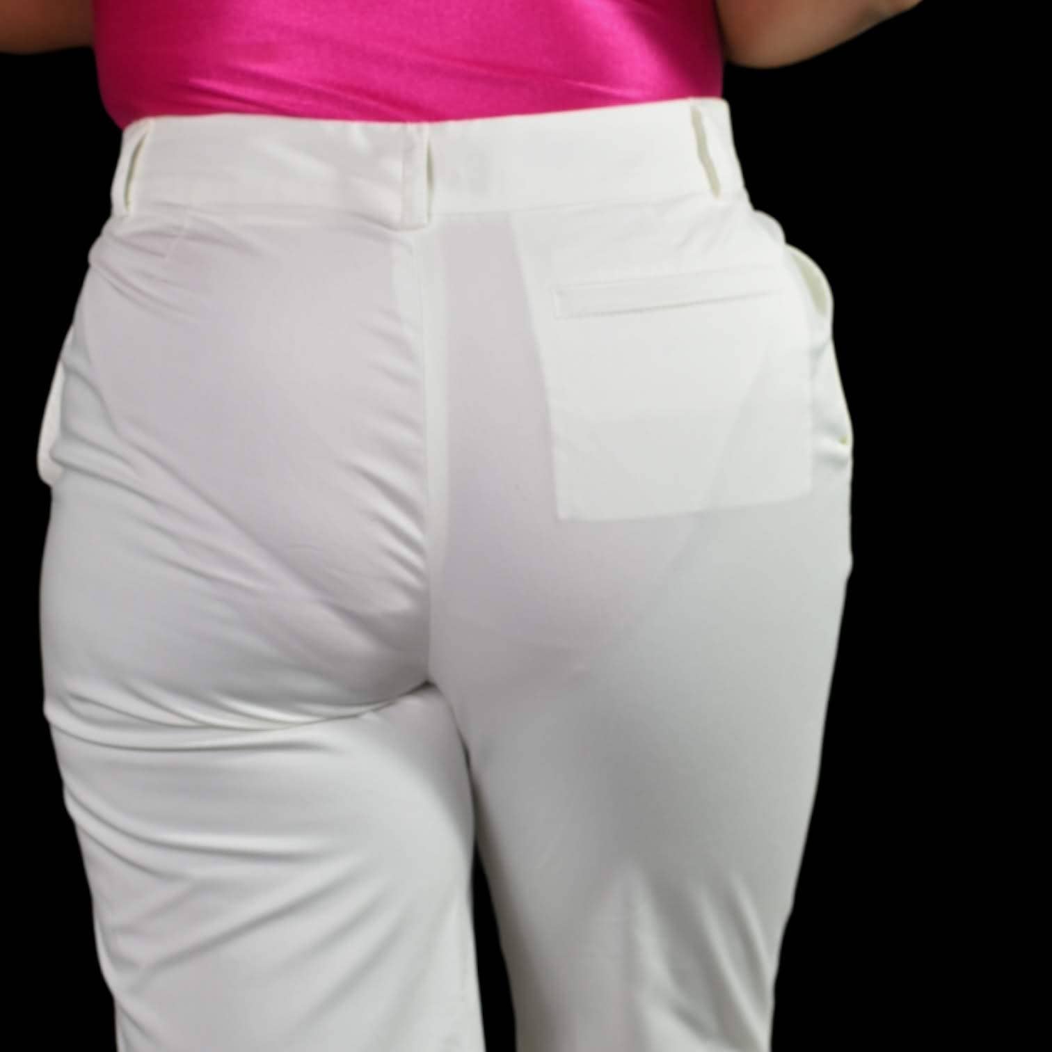 Escada Sport White Short Knee Length Walking Bermuda Cotton Tailored Size 38 4 6