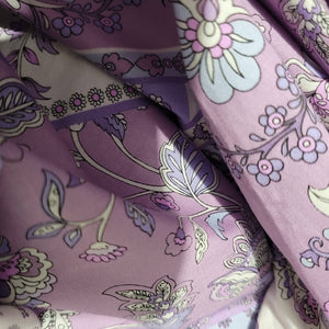 Laundry Shelli Segal Dress Bandana Printed Handkerchief Midi Purple Patchwork 4