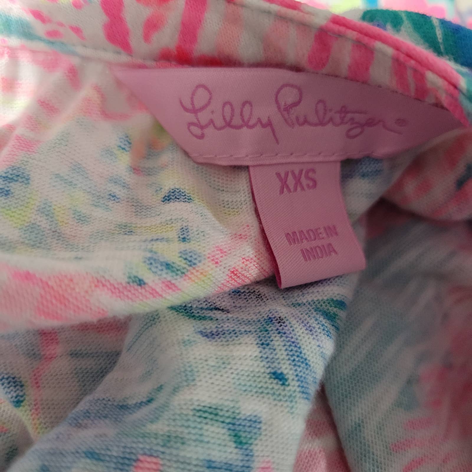 Lilly Pulitzer Del Lago Tunic Dress Serene Pink Gypsea Tassels Straight Size XXS