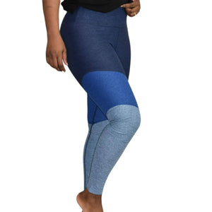 Outdoor Voices Springs Leggings Calf Length Blue Compression Casual Size XS