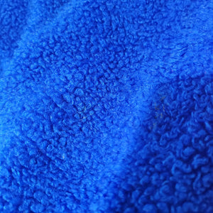 Sears Vintage Lounger Fleece Pile Fuzzy Housecoat Muumuu Blue Lounge Size Small