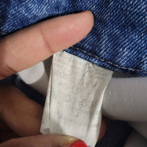 Vintage Lee Mom Jeans Denim Blue Tapered High Waist Faded Broken In Size 27