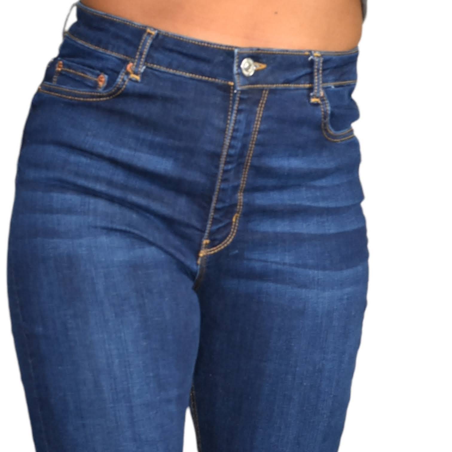 Zara Dark Wash Flare Jeans