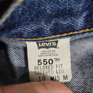 Vintage Levis 550 Jeans Denim High Waist Relaxed Tapered High Waist Y2K Size 29