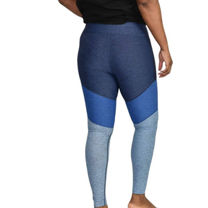 Outdoor Voices Springs Leggings Calf Length Blue Compression Casual Size XS