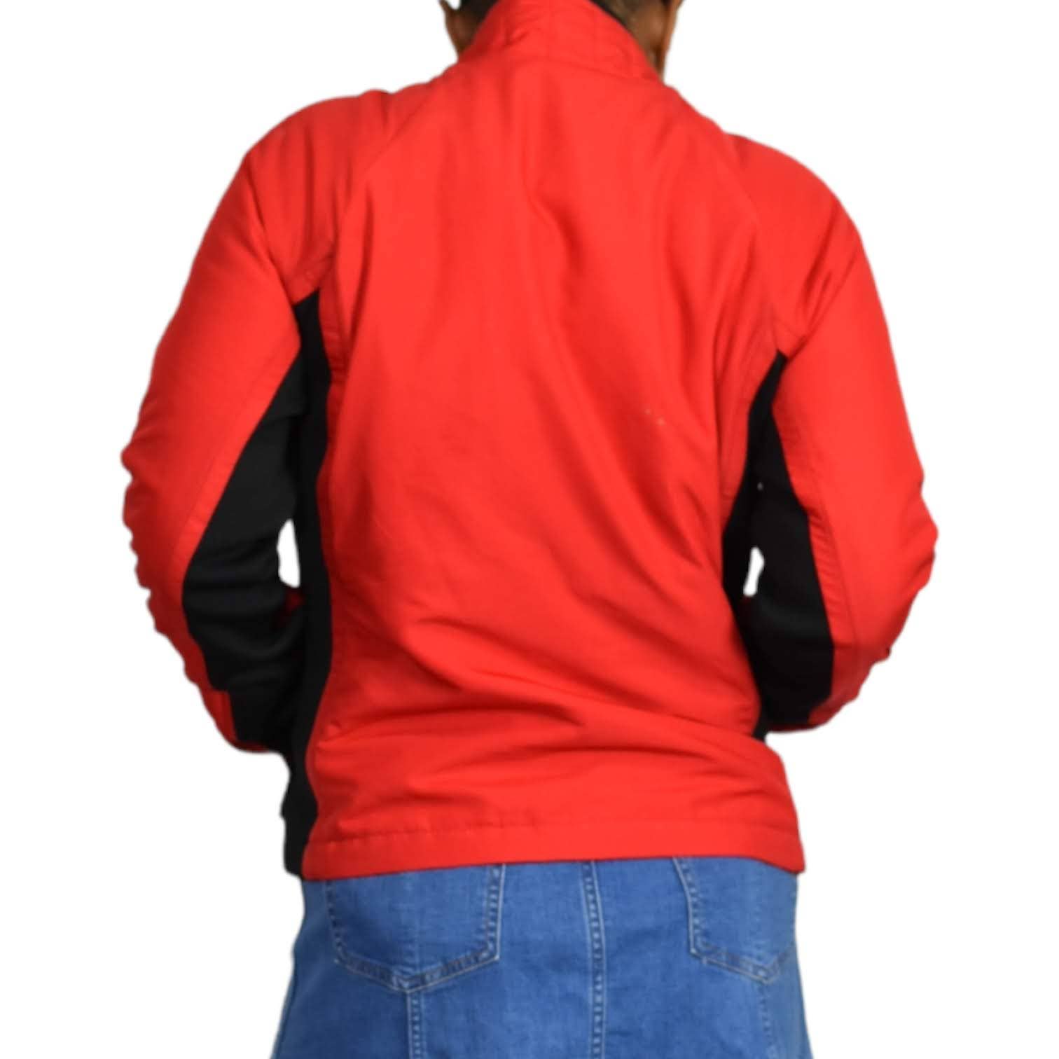 Vintage Tommy Hilfiger Jacket Softshell Full Zip Quilted Red Y2K Size Medium